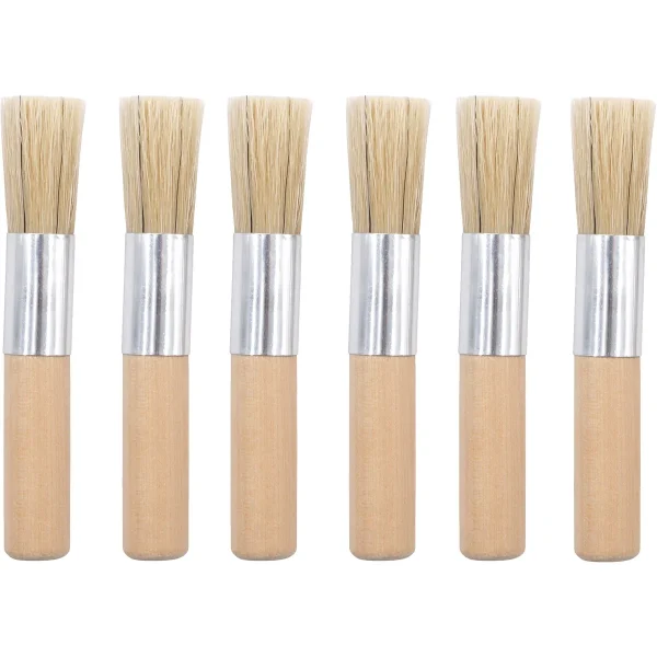 Wooden Paintbrush 14mm 6 Pieces — Eduplay Educational Toy