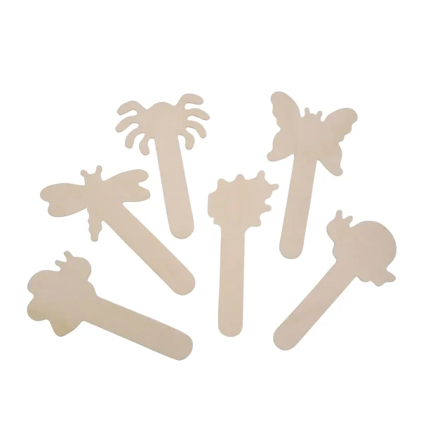 Insect Wooden Craft Sticks 6-Piece Set — Eduplay educational toy for nursery