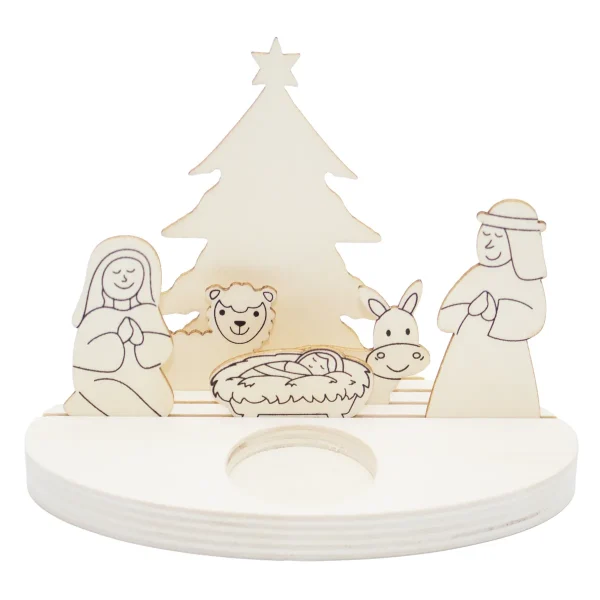 Nativity Candle Holder — Eduplay Educational Toy Nursery