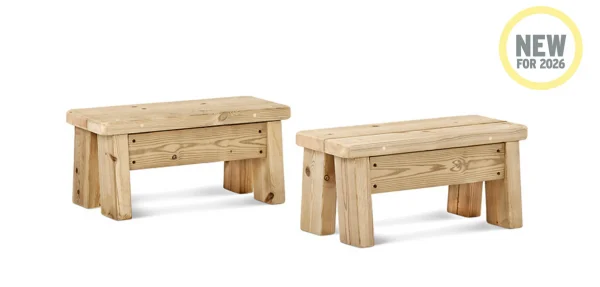 Small bench set – toddler — Millhouse educational toys, school