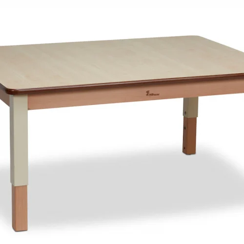 Small rectangular table (W 960 x D 695), height-adjustable — Millhouse School Educational Toys