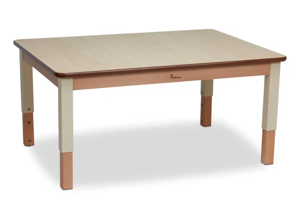 Small rectangular table (W 960 x D 695), height-adjustable — Millhouse School Educational Toys