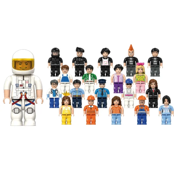 Clamp Building Block Set Minifigures 20 Pieces — Eduplay educational toy