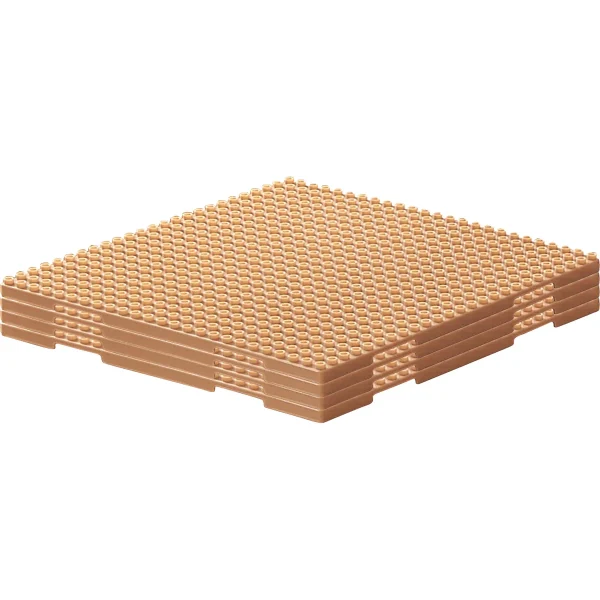Click Blocks Junior Base Plate 4-Piece Set — Kiki-Ena Craft Material Natural Wood