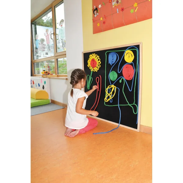 Hook-and-loop board 1 x 1 m — Eduplay educational toy nursery