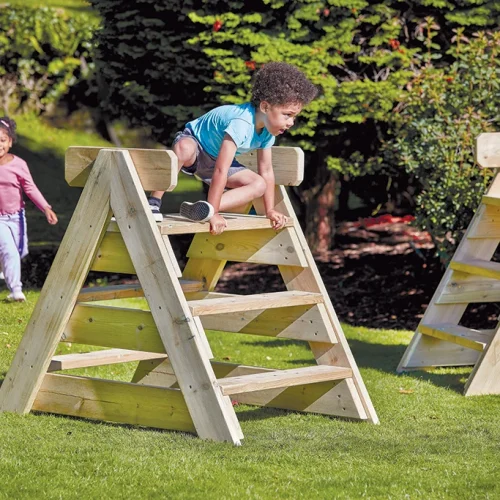 A-Frame Climbing Frame Set - Millhouse Learning Toys School