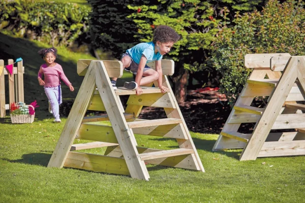 A-Frame Climbing Frame Set - Millhouse Learning Toys School