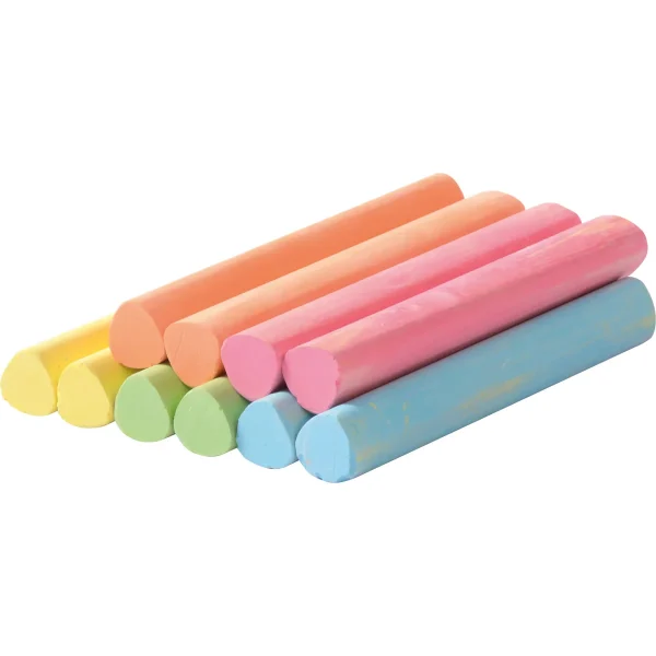 Coloured Triangular Chalk 10 Pieces — Eduplay Educational Toy Nursery