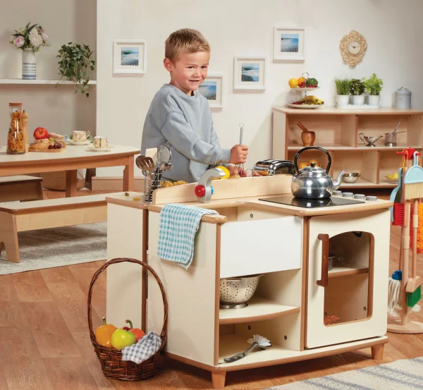 Kitchen Island for Nursery & Kindergarten from 3 years — Millhouse Learning Toys School