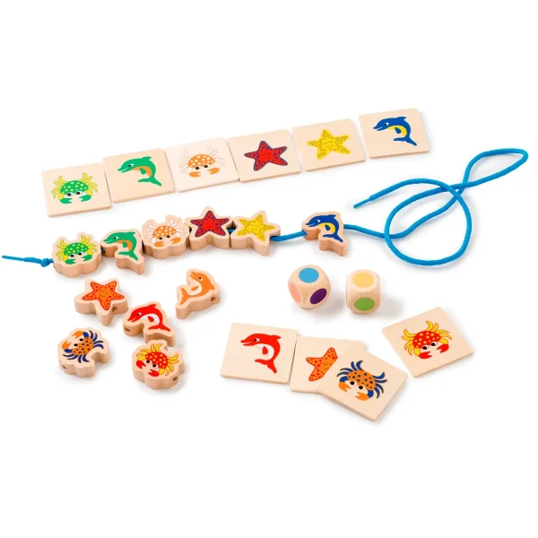Lace the sea animals — Eduplay educational toy for nursery