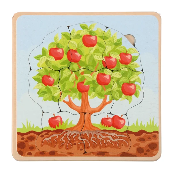 Life Cycle Puzzle Apple Tree — Eduplay Educational Toy for Nursery