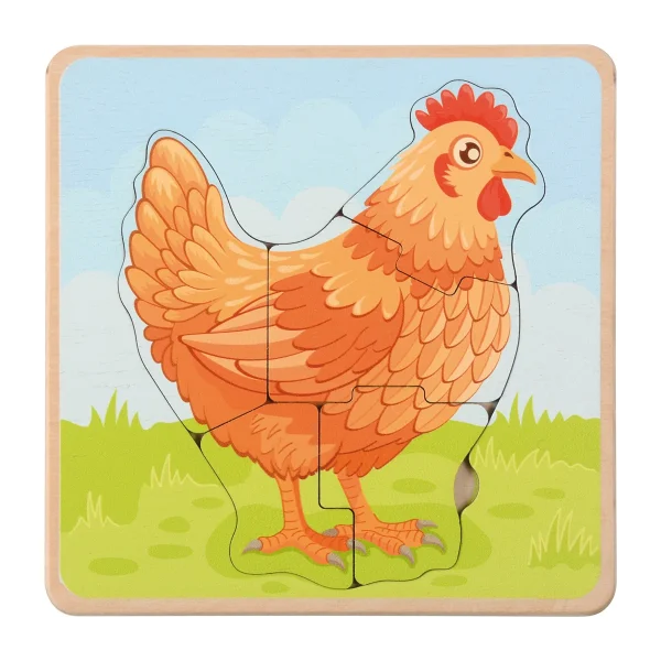 Life Cycle Puzzle Chicken — Eduplay Educational Toy for Nursery