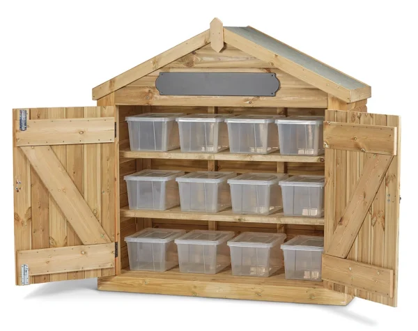 Loose Parts Set with 12 Clear Containers — Millhouse Educational Toys School