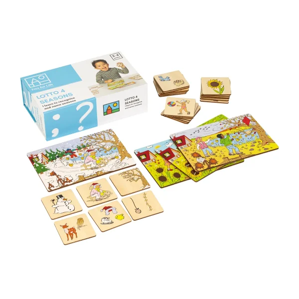 Lotto 4 seasons — Eduplay educational toy for nursery