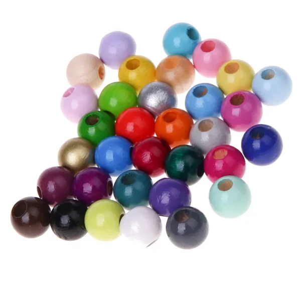 Maxi-pack • safety beads 12mm • 500 pieces — Kiki-Ena Craft Materials Natural wood