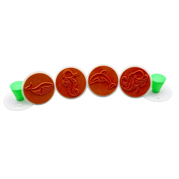 Sea Creature Stamps 6-piece Set — Eduplay educational toy nursery