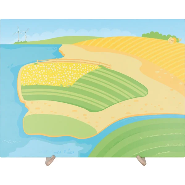 Mega Magnetic Board Countryside — Eduplay educational nursery toy