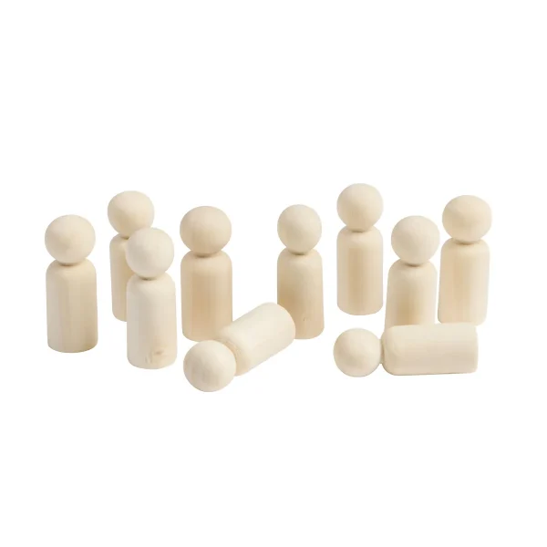 Wooden People 10-Piece Set Small — Eduplay educational toy for nursery