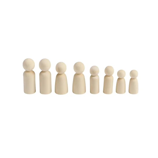 Wooden Family 8-Piece Set — Eduplay Educational Nursery Toy
