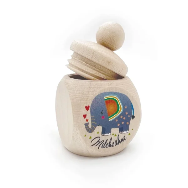 Elephant tooth fairy box — Kiki-Ena natural wood craft supplies