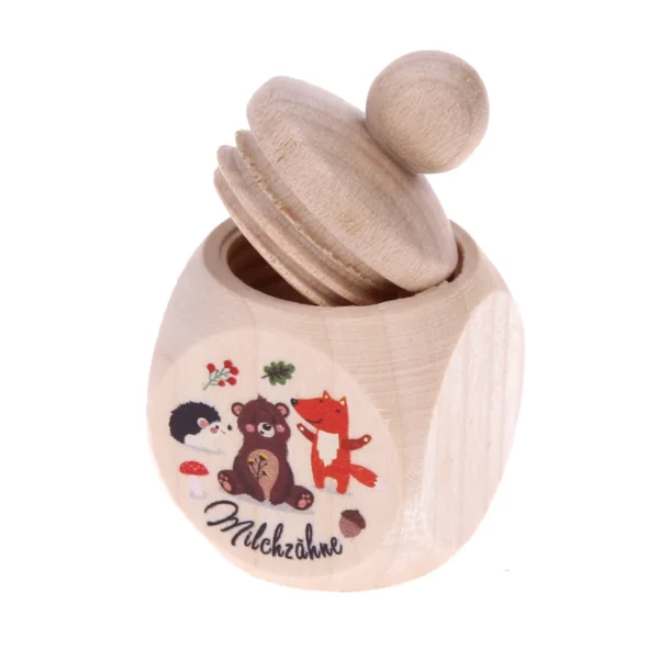 Milk Tooth Box Forest Animals — Kiki-Ena Craft Material Natural Wood