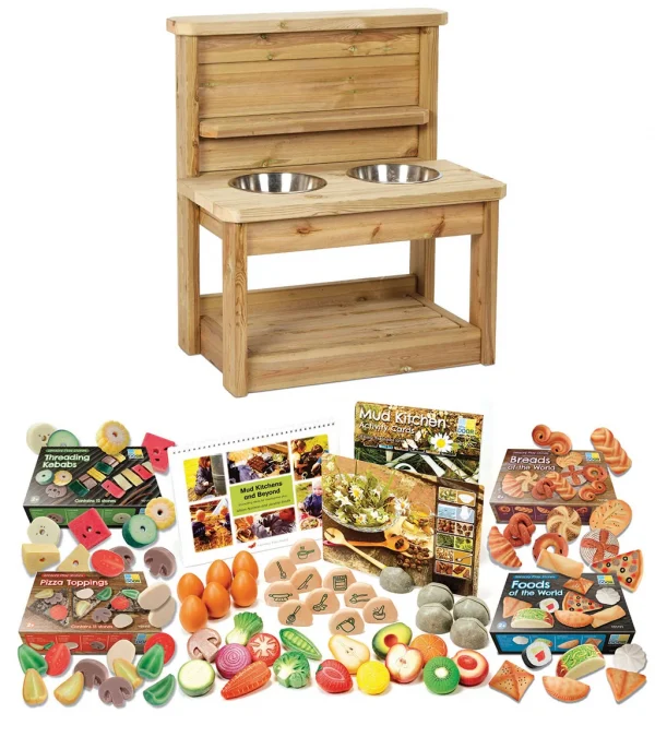Mini-Mud plus Mud Kitchen Set PT1143 — Millhouse Educational Toys School