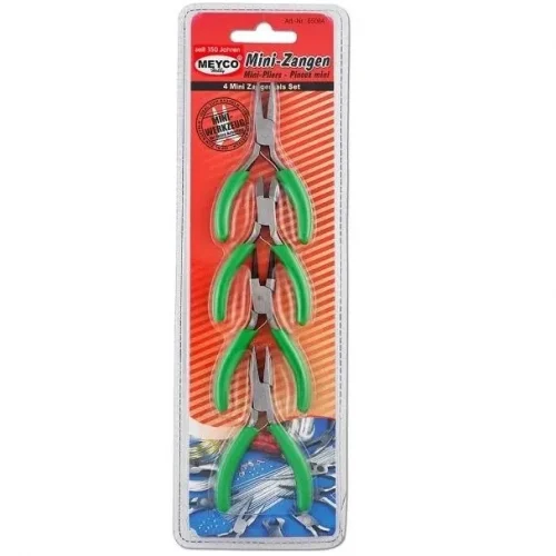 Mini Tweezers 4-piece Set — Kiki-Ena Craft Materials Natural Wood