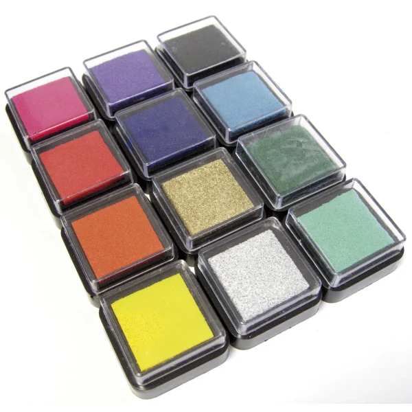 Mini Stamp Pads 12-piece Set — Eduplay educational toy nursery