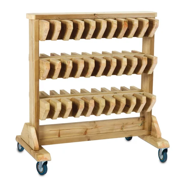 Mobile Double-Sided Wellies Storage — Millhouse Learning Toys School