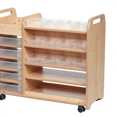 Mobile Creative Trolley with Storage — Millhouse Educational Toys School