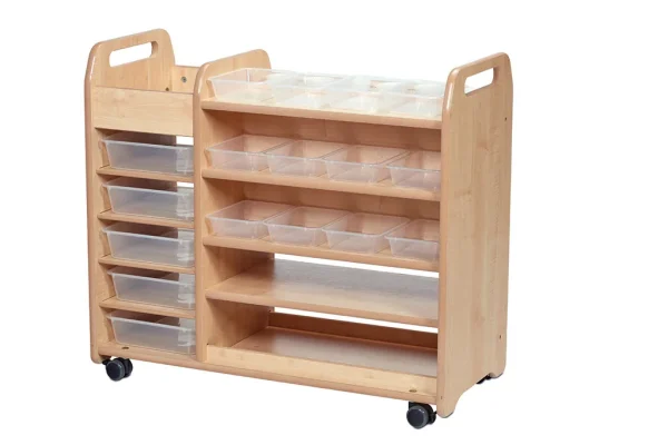 Mobile Creative Trolley with Storage — Millhouse Educational Toys School