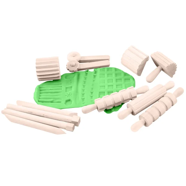 Wooden Modelling Tool Set — Eduplay educational toy for nursery