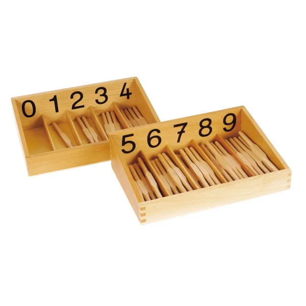 Montessori Spindle Boxes 0-9 — Eduplay Educational Toy Nursery