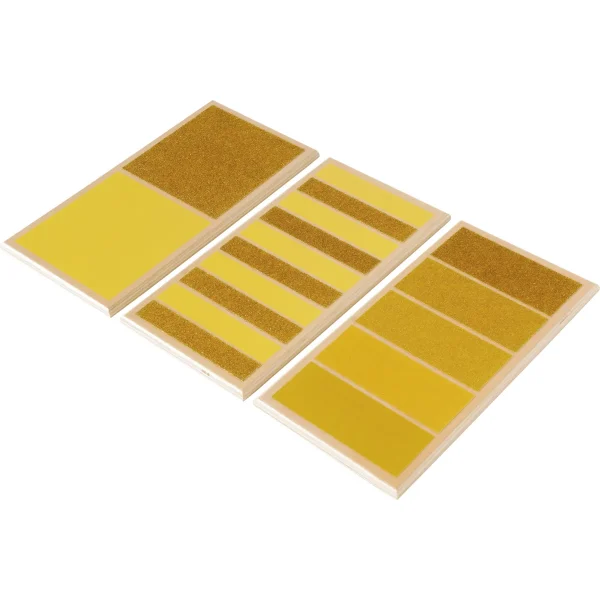 Montessori Touch Boards Rough-Smooth 3 Pieces — Eduplay Educational Toy Nursery