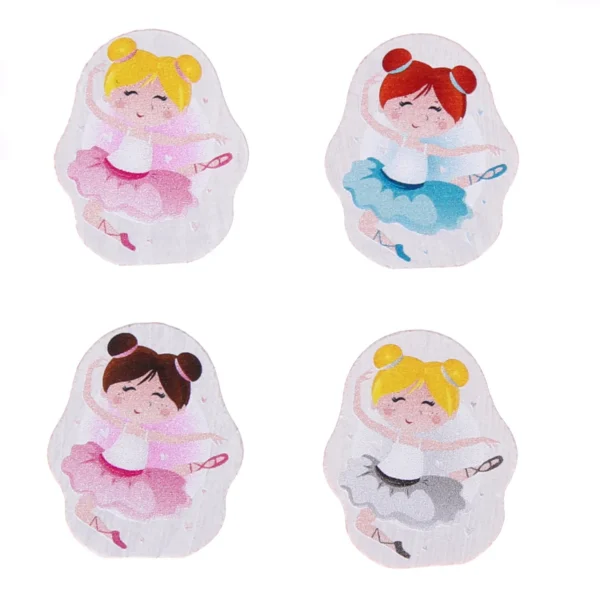 Focal Bead Ballerina — Kiki-Ena Natural Wood Craft Materials