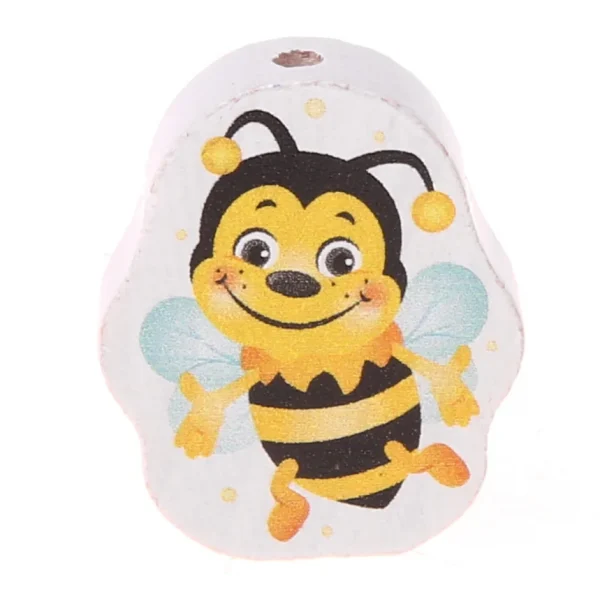 Motif Bead Bee — Kiki-Ena Natural Wood Craft Materials
