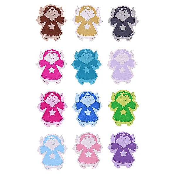 Angel bead — Kiki-Ena natural wood craft materials