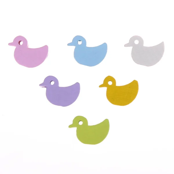 Duck Motif Bead — Kiki-Ena Craft Materials Natural Wood