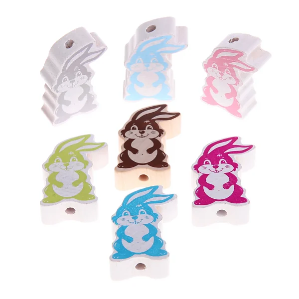 Motif Bead Bunny — Kiki-Ena Natural Wood Craft Materials