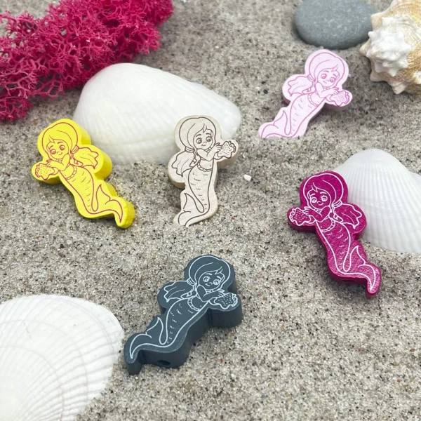 Mermaid bead II - SALE — Kiki-Ena natural wood craft supplies