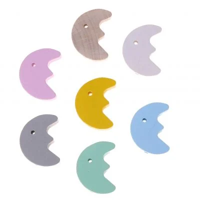 Motif Bead Moon — Kiki-Ena Natural Wood Craft Materials
