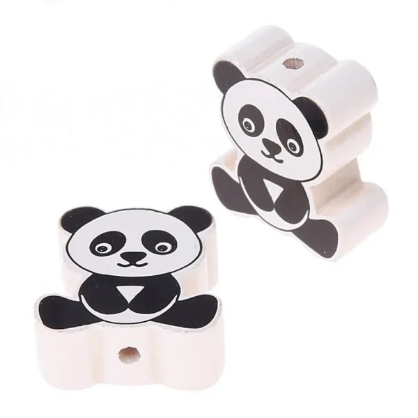 Panda bead — Kiki-Ena natural wood craft materials