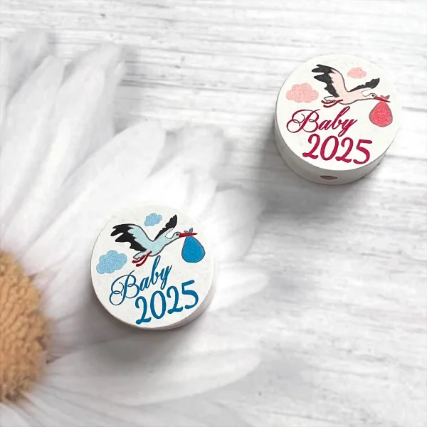 Motif Bead Disc Baby 2025 — Kiki-Ena Craft Materials Natural Wood