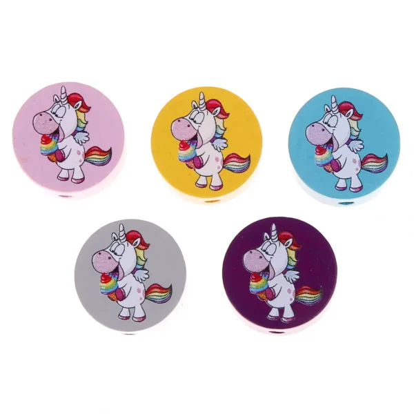 Unicorn Disc Motif Bead