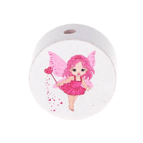 Motif Bead Disc Fairy — Kiki-Ena Natural Wood Craft Materials