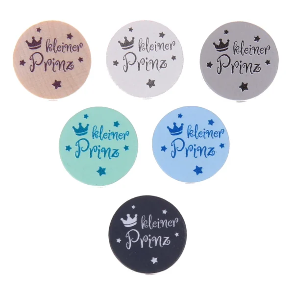 Little prince disc bead — Kiki-Ena natural wood craft materials