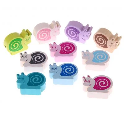 Motif Bead Snail — Kiki-Ena Natural Wood Craft Material