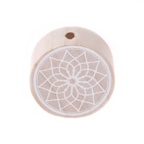 Dream Catcher Charm Bead — Kiki-Ena Craft Materials Natural Wood