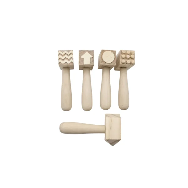 Wooden Pattern Hammers 5-Piece Set — Eduplay educational toy for nursery
