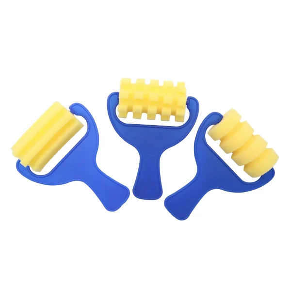 Pattern Roller Set of 3 Yellow — Eduplay educational toys